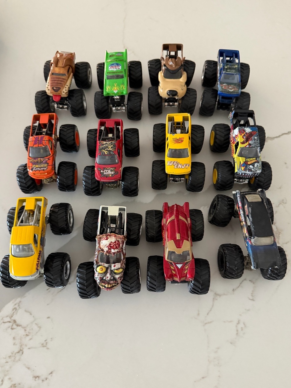 Hot Wheels Monster Jam Cars Kids Monster Truck Toy Bundle - Multicolor